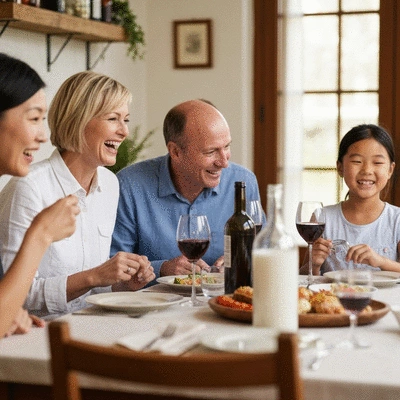 Person using an app on a smartphone to track their intermittent fasting schedule, with icons representing metabolic benefits and flexibility in the background