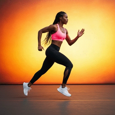 Person running, demonstrating energy and metabolic health